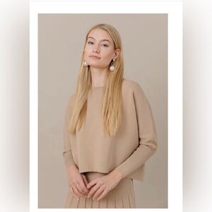 Apparalel Dolman Sleeve Sweater in Latte